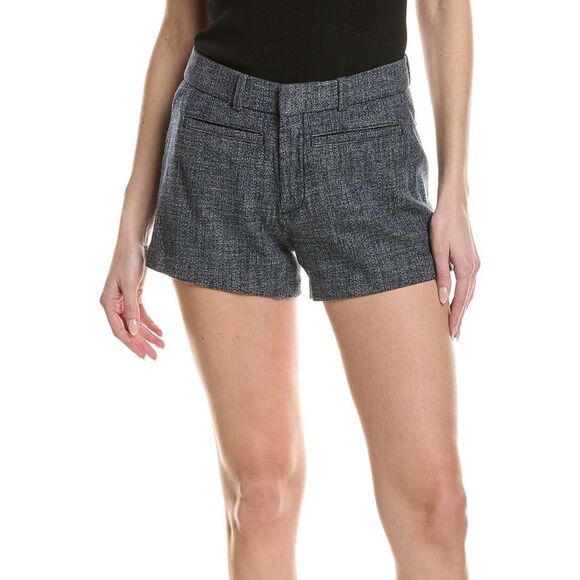Dl1961 WomensZoie Wool-Blend Everblue Short Blue
